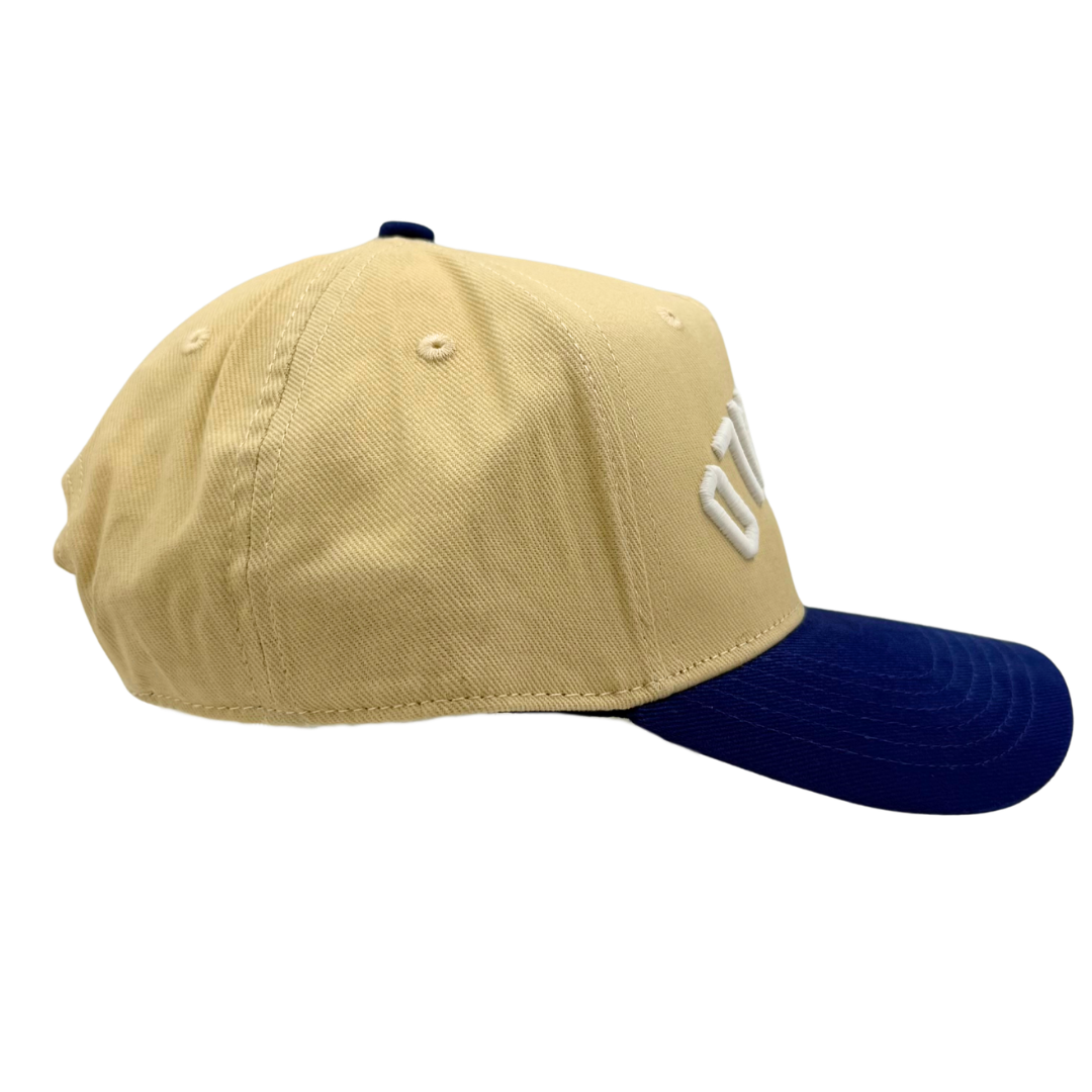 Cream White Two Tone "Buffalo" Hat