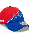 New Era Bills Red/Royal 2023 Sideline 9FORTY Adjustable Hat