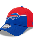 New Era Bills Red/Royal 2023 Sideline 9FORTY Adjustable Hat