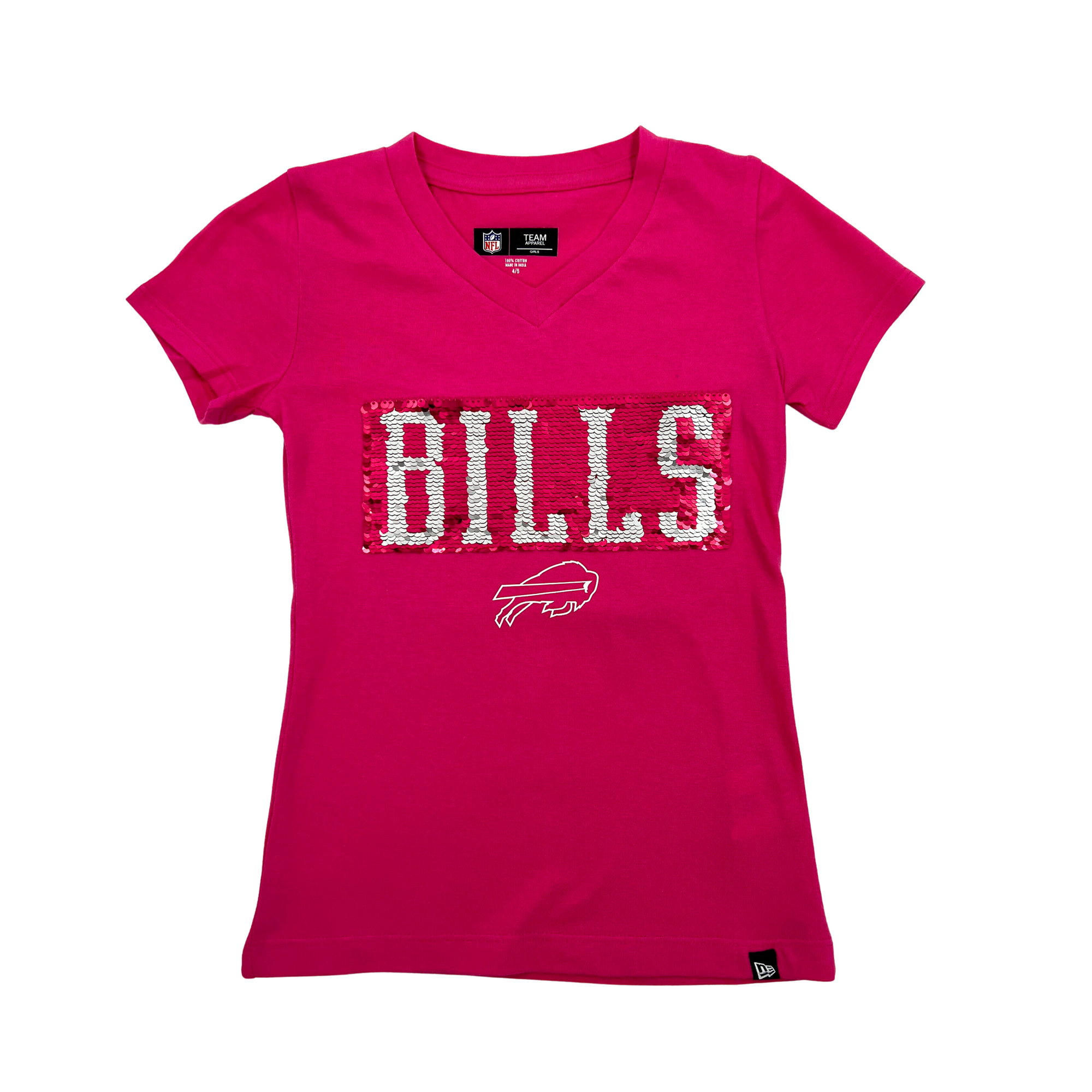 New Era Little Kids' Buffalo Bills Script Red Long Sleeve T-Shirt