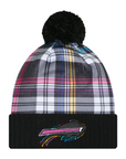 New Era Bills 2024 Crucial Catch Plaid Pom Knit