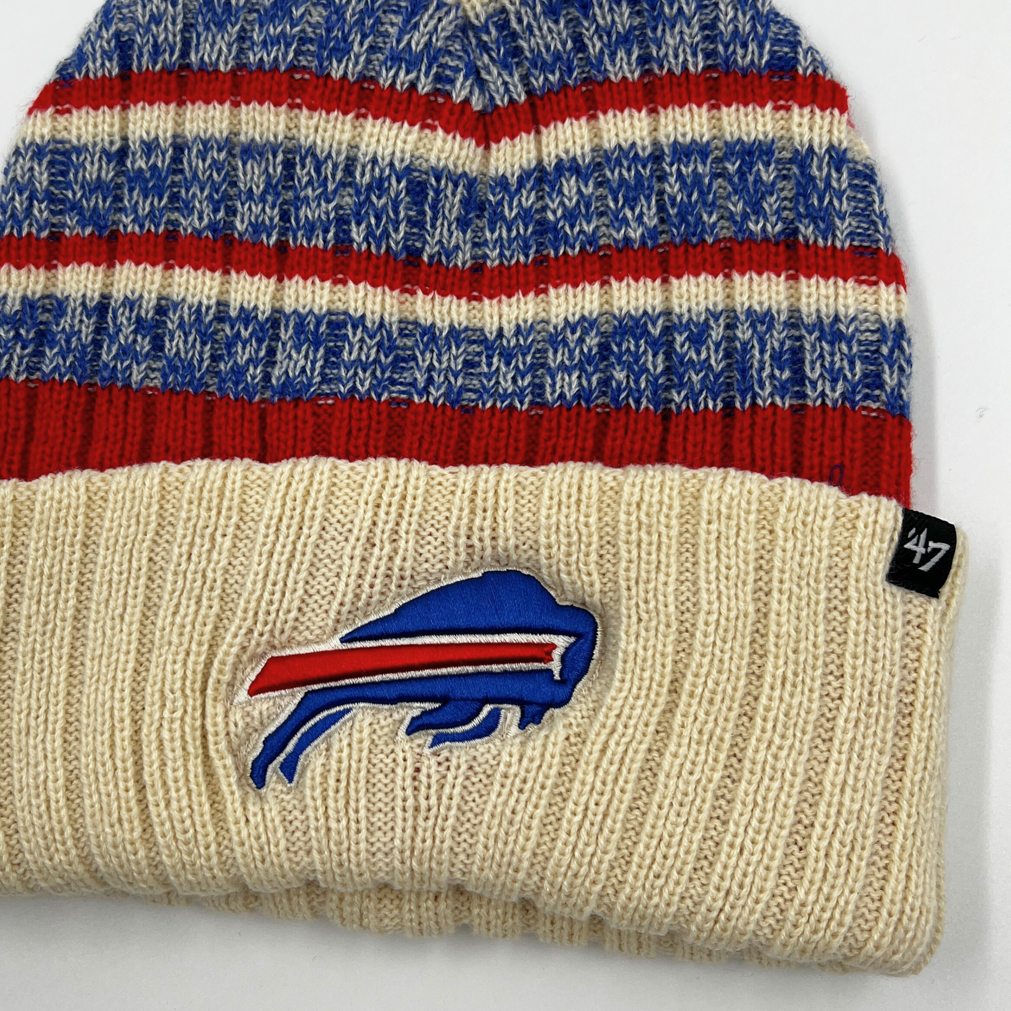 &#39;47 Brand Buffalo Bills Natural Tavern Knit Winter Hat