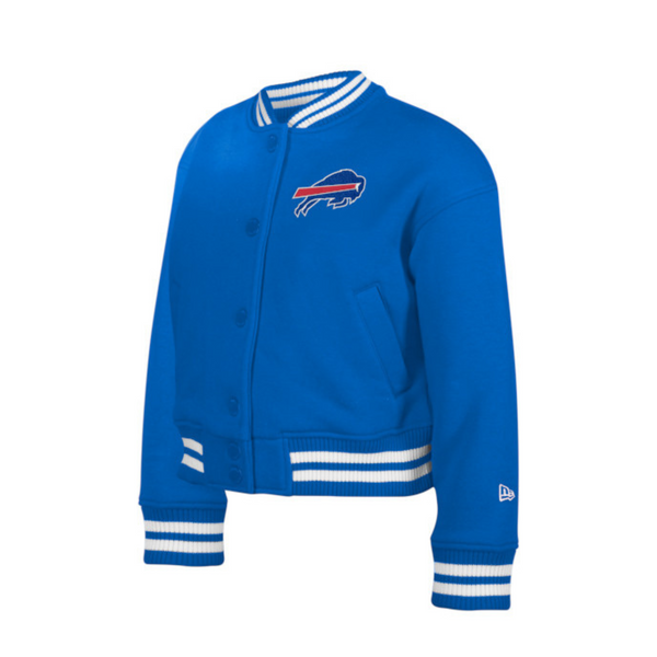 Youth Girls New Era Buffalo Bills Royal Snap Jacket | The BFLO Store