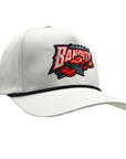 Buffalo Bandits White With Black Rope Hat