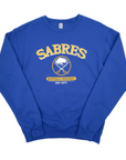 Buffalo Sabres Royal & Gold Primary Logo Crewneck