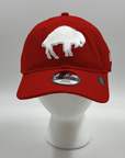 Youth New Era Bills 9TWENTY Retro Logo Red Adjustable Hat