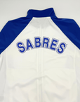 Women's Buffalo Sabres 4Her White & Royal Lightweight Zip-Up