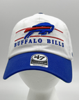 '47 Brand Buffalo Bills Double Header Adjustable Clean Up Cap