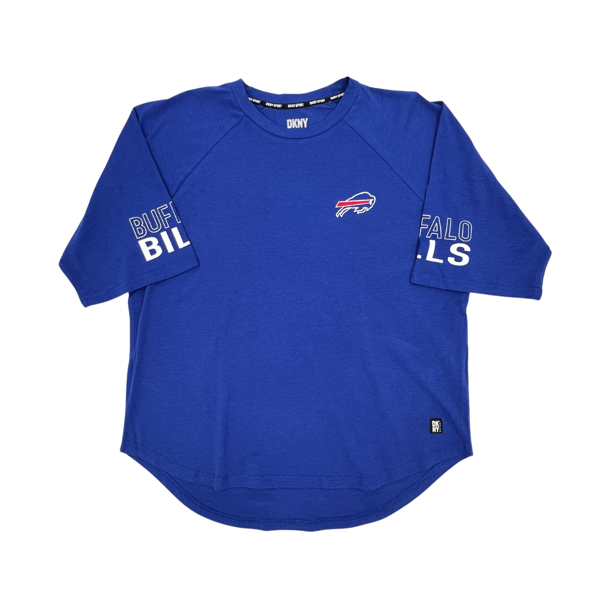 Women's DKNY Buffalo Bills Sport Royal Oversized Shirt