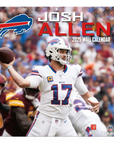 Josh Allen 2025 Wall Calendar