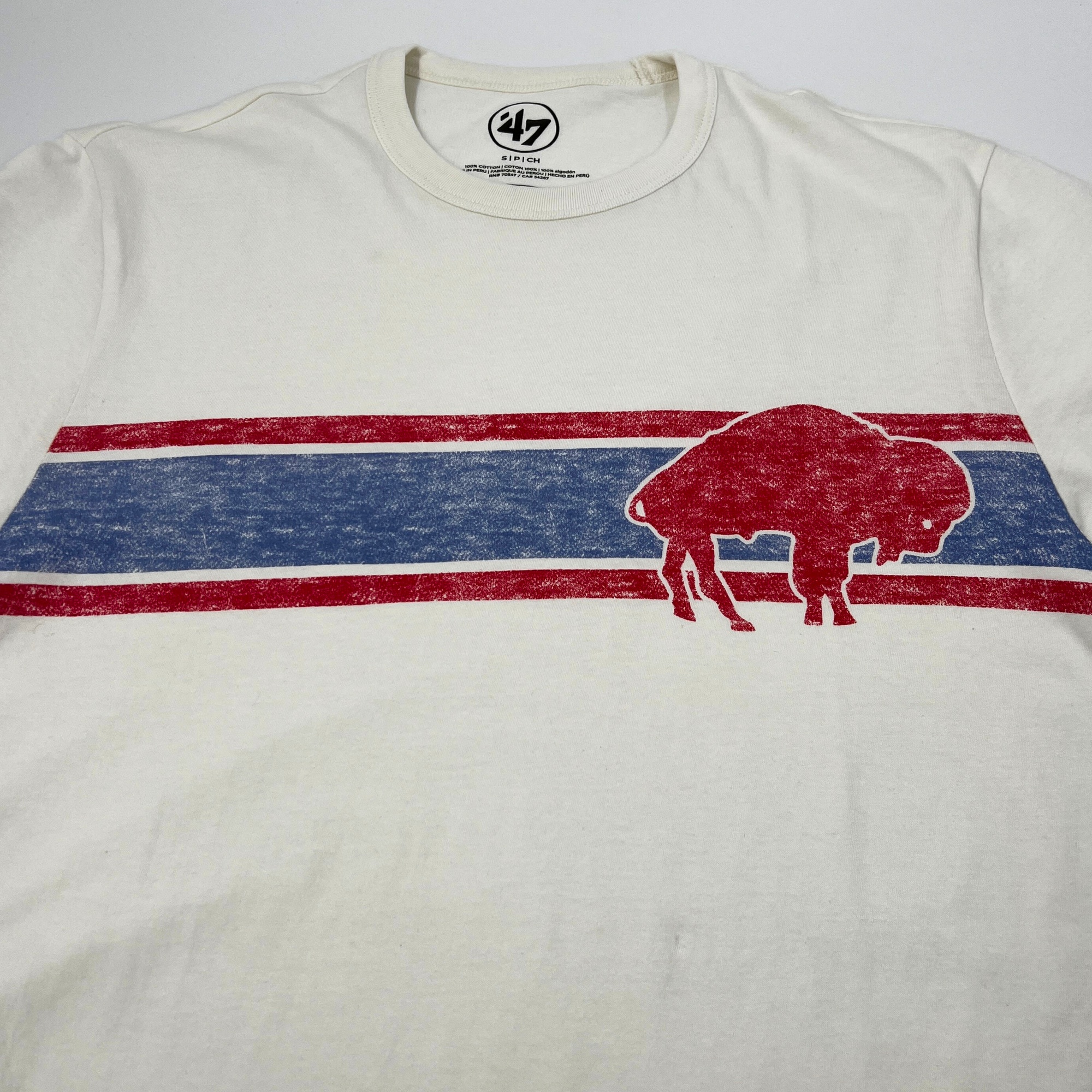 &#39;47 Brand Buffalo Bills Retro Sandstone Short Sleeve Shirt