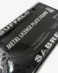 Black Buffalo Sabres License Plate Frame