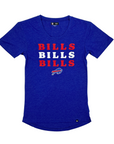 Women's New Era Bills Repeat Royal Short Sleeve Shirt