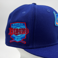 New Era Buffalo Bisons Flower Royal Youth Hat