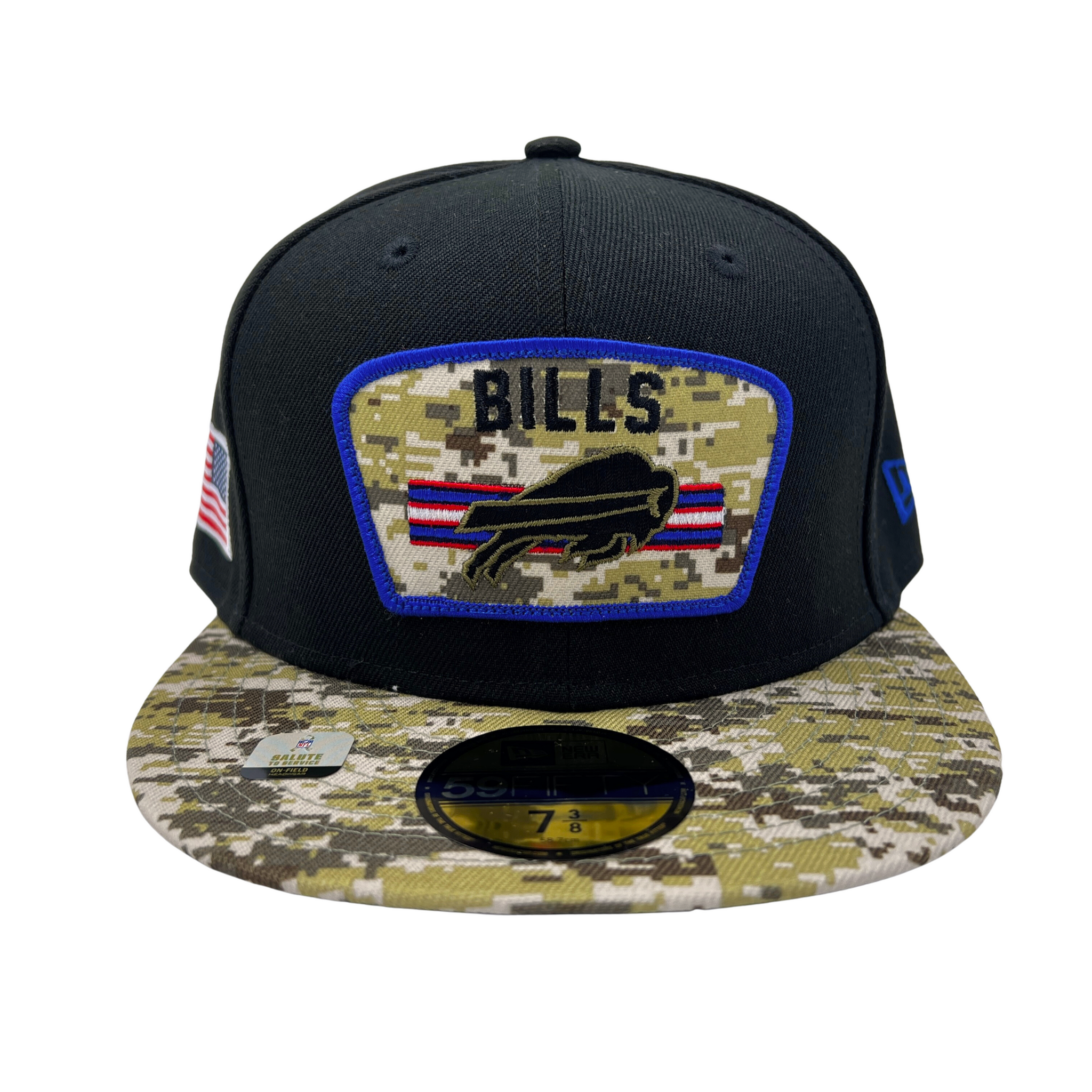 NFL Buffalo Bills Salute To Service Military Camo Knit Hat And Glove Set