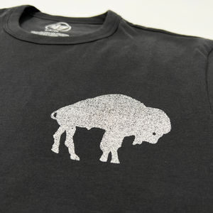 '47 Brand Bills Football With Retro Buffalo Legacy Black Short Sleeve Shirt