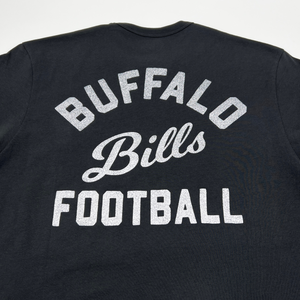 '47 Brand Bills Football With Retro Buffalo Legacy Black Short Sleeve Shirt
