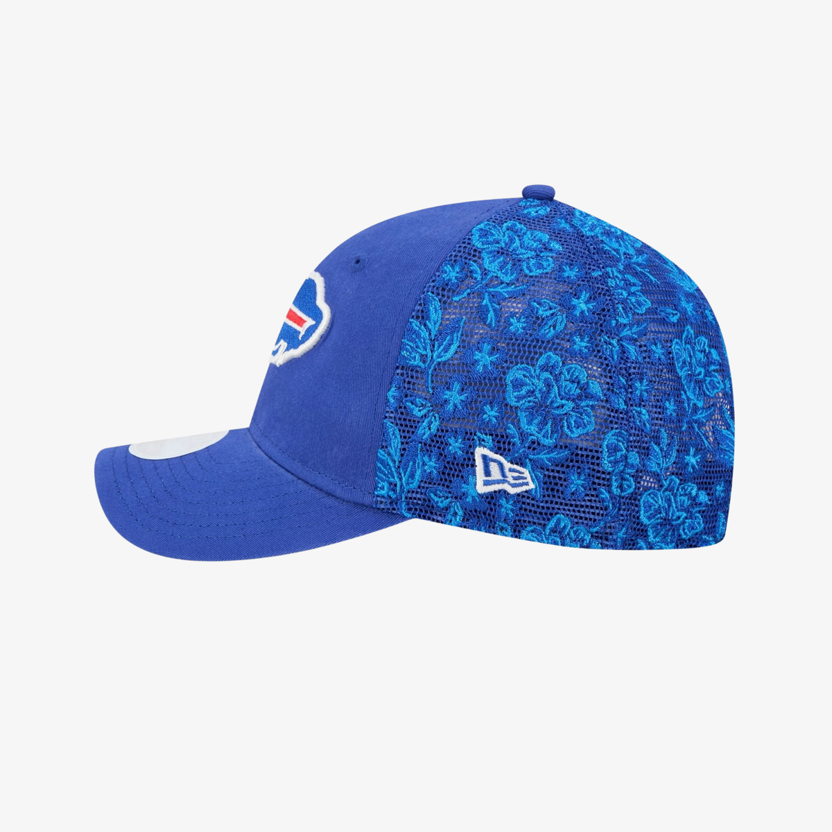 New Era Buffalo Bills Royal Blue Floral Mesh 9FORTY M-Crown Adjustable Hat