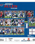 Josh Allen 2025 Wall Calendar