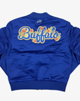 Women's New Era Buffalo Bills Floral Logo Royal Jacket