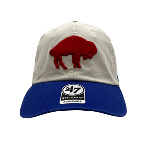 '47 Brand Buffalo Bills Retro Buffalo Adjustable Stone Hat