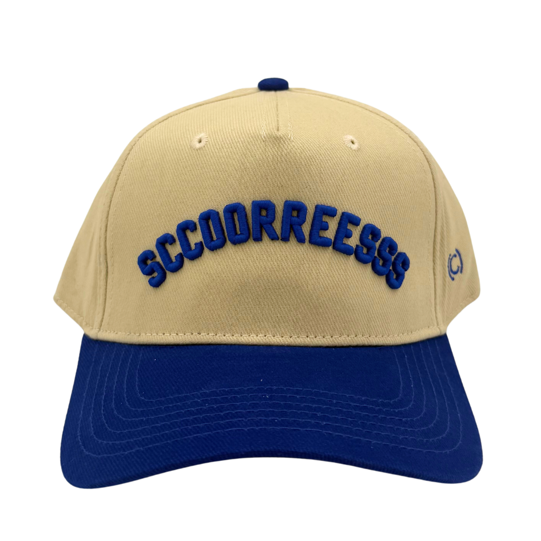 Cream Two Tone Royal "Sccoorreesss" Hat