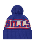 Youth New Era Bills Retro Royal Pom Knit