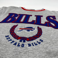 Vtg 90s Buffalo Bills Sweatshirt Blue L Embroidered Crewneck 