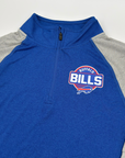 New Era Bills Active Royal & Gray Quarter-Zip