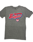 New Era Buffalo Bills Gray With Retro Buffalo Short Sleeve Shirt