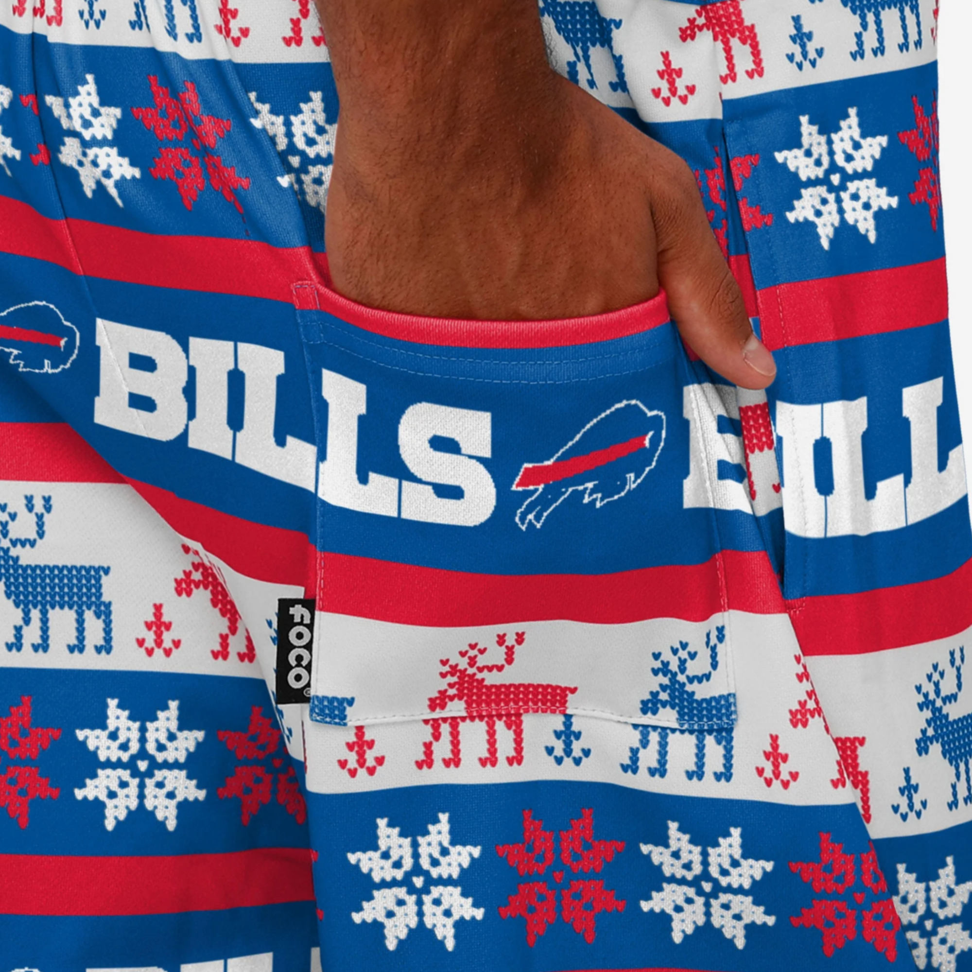 Buffalo Bills Ugly Home Gating Bib Overalls