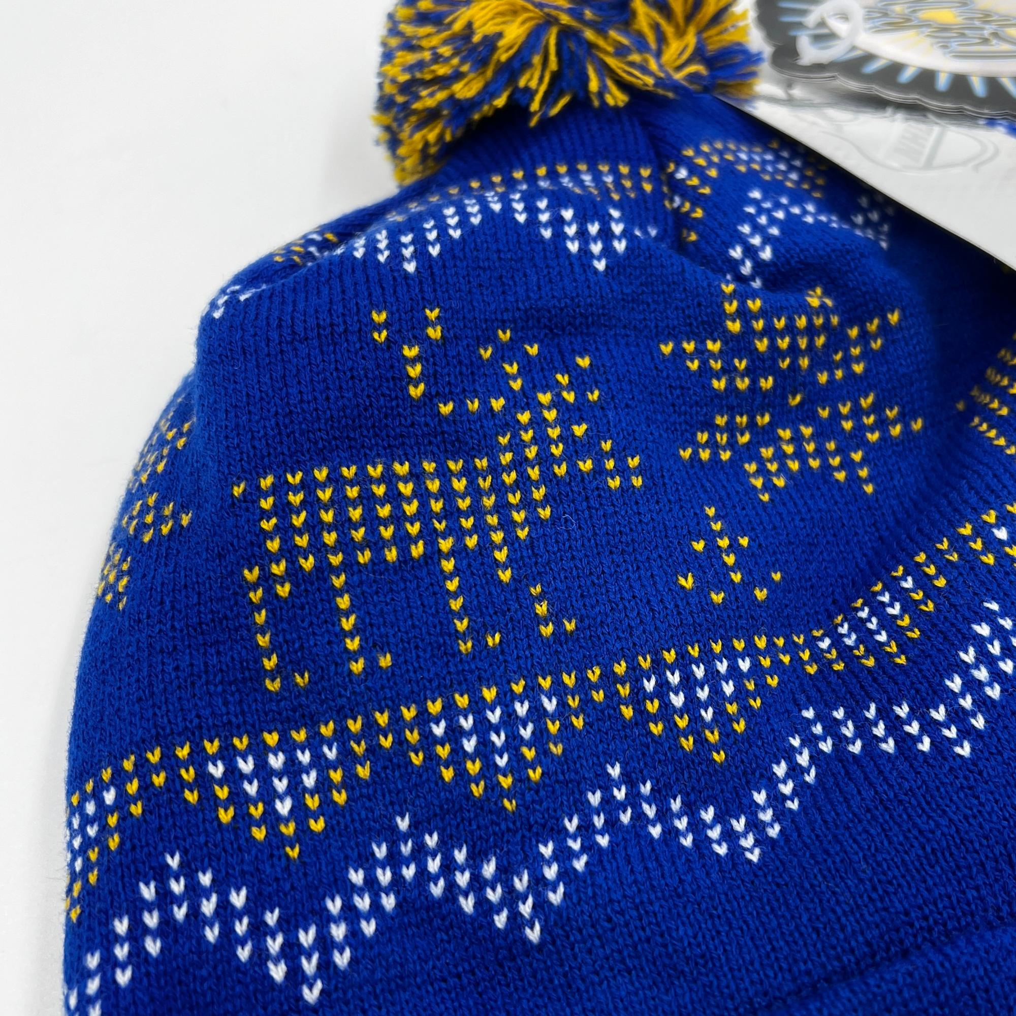 Buffalo Sabres Royal &amp; Gold Light Up &quot;Ugly&quot; Knit Hat