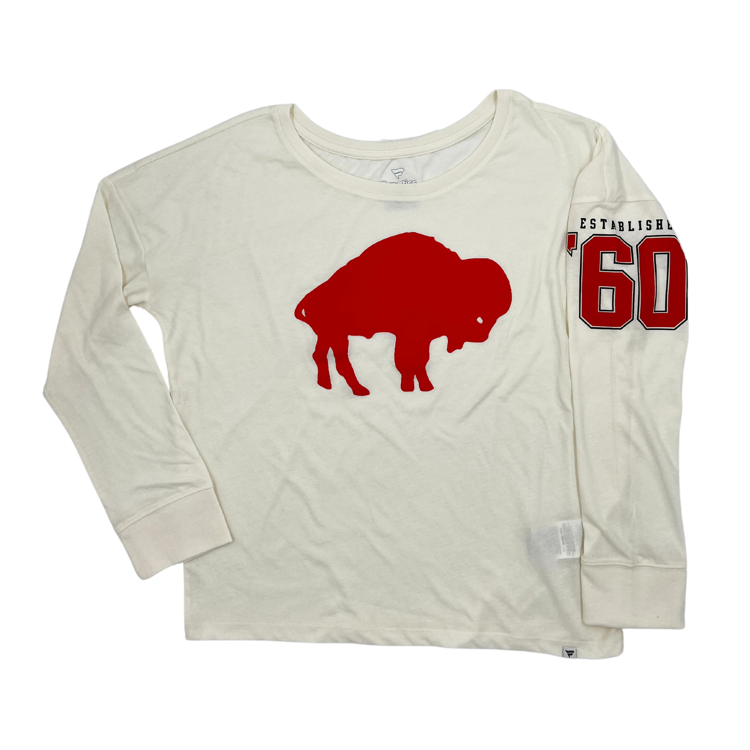 Women's Fanatics Branded Royal Buffalo Bills Spirit Jersey Lace-Up V-Neck Long  Sleeve T-Shirt