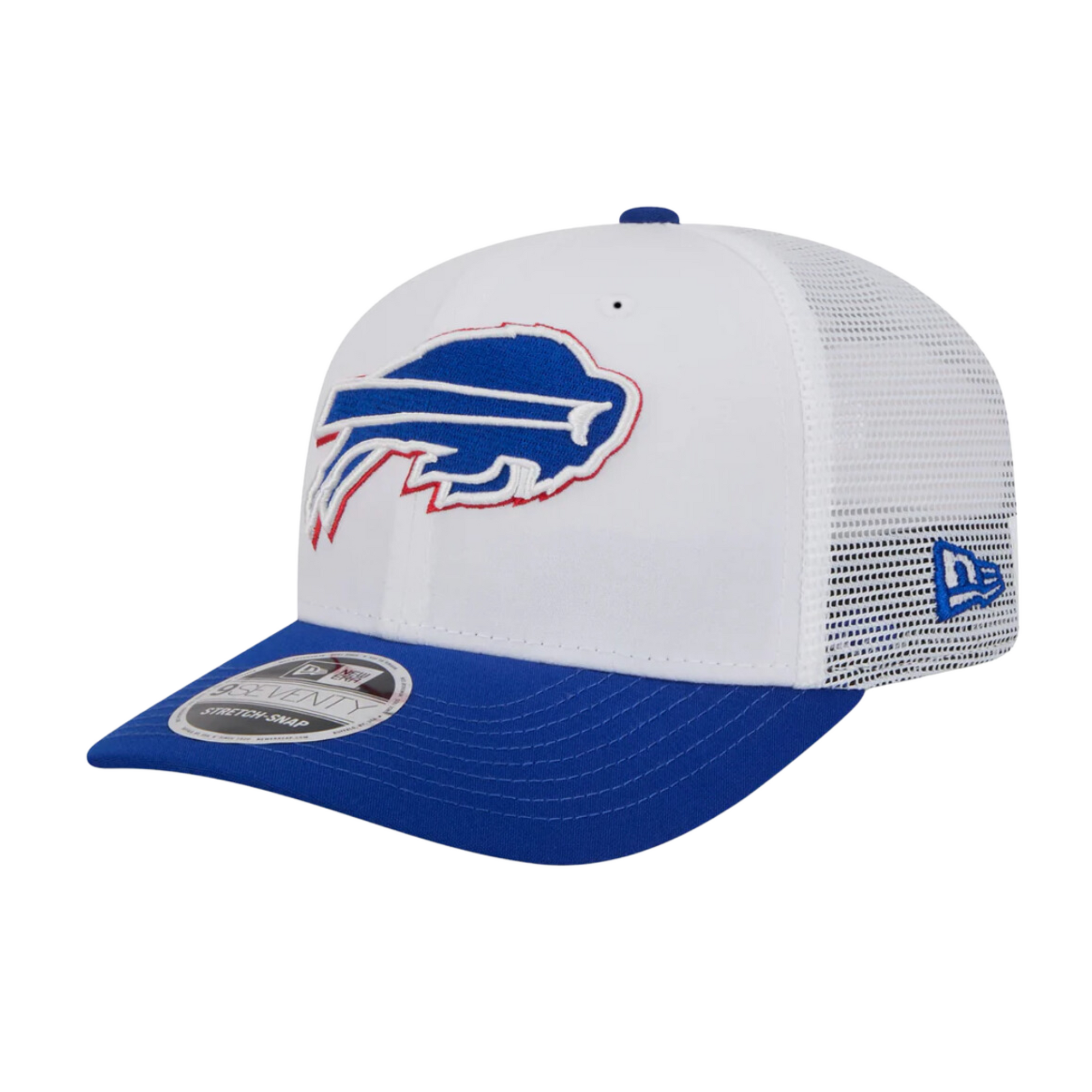 New Era Buffalo Bills 2024 Training Camp White Stretch Snap Hat