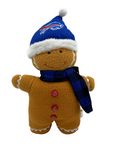 Buffalo Bills Gingerbread With Santa Hat Stuffed Plush