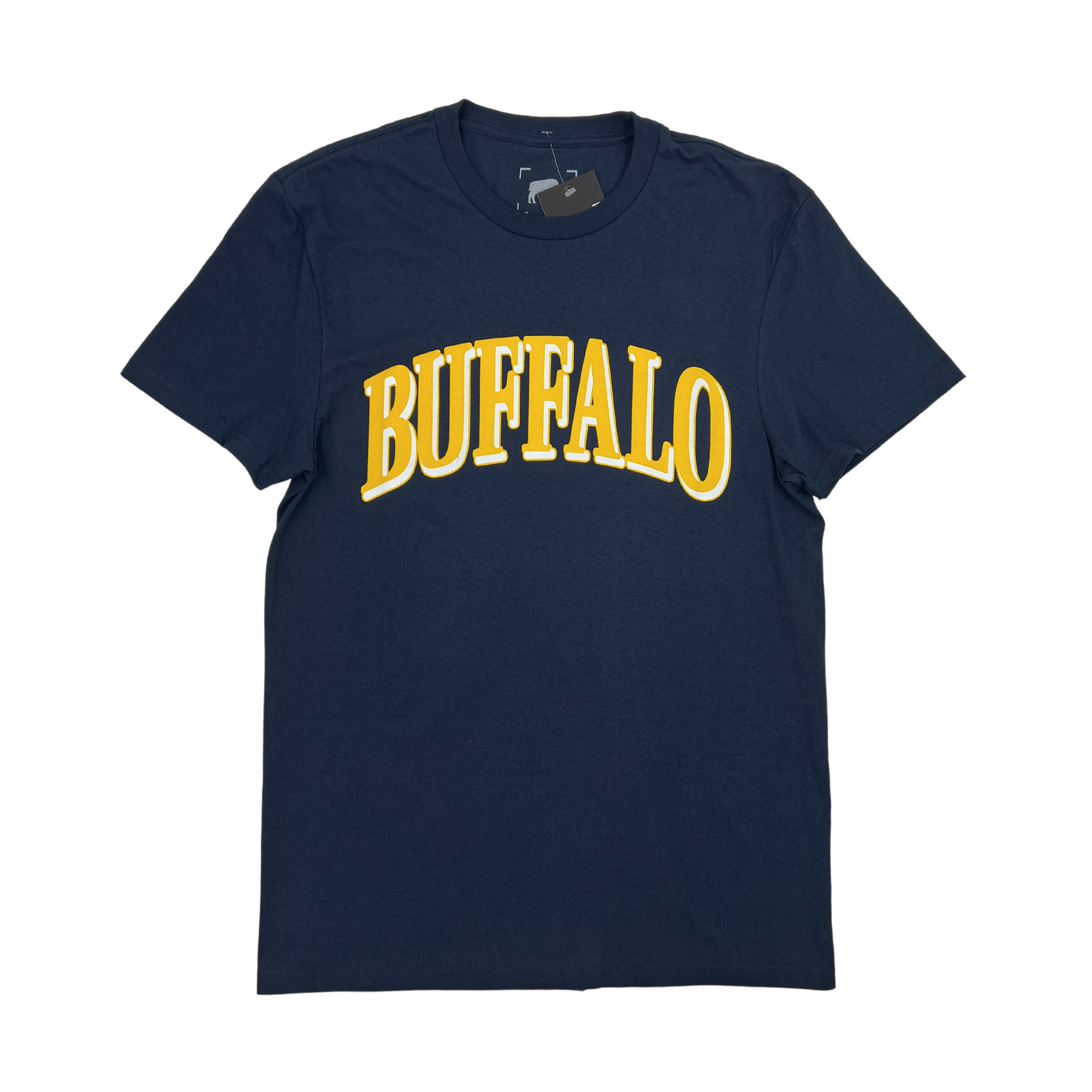 Buffalo Collegiate Style Navy &amp; Gold Short Sleeve Shirt