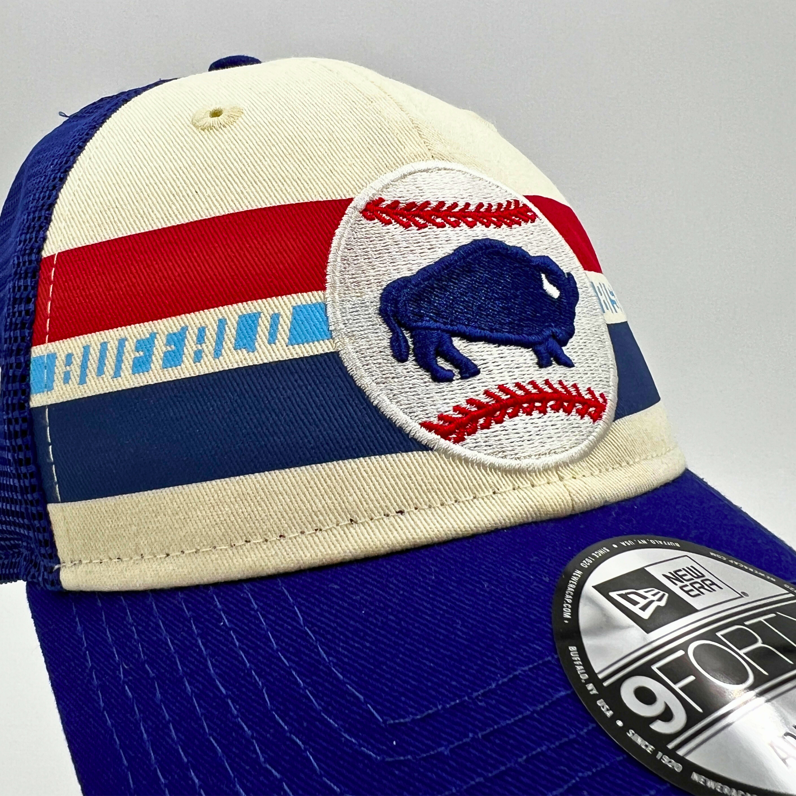 New Era Buffalo Bisons Cream Adjustable Hat