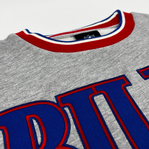 New Era Bills Embroidered Throwback Crewneck