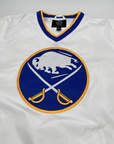 Buffalo Sabres Yard Line White V-Neck Pullover