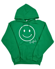 Green Buffalo Wordmark With Smiley Face Hoodie