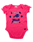 Girls Gerber Buffalo Bills Baby Pink Onesie