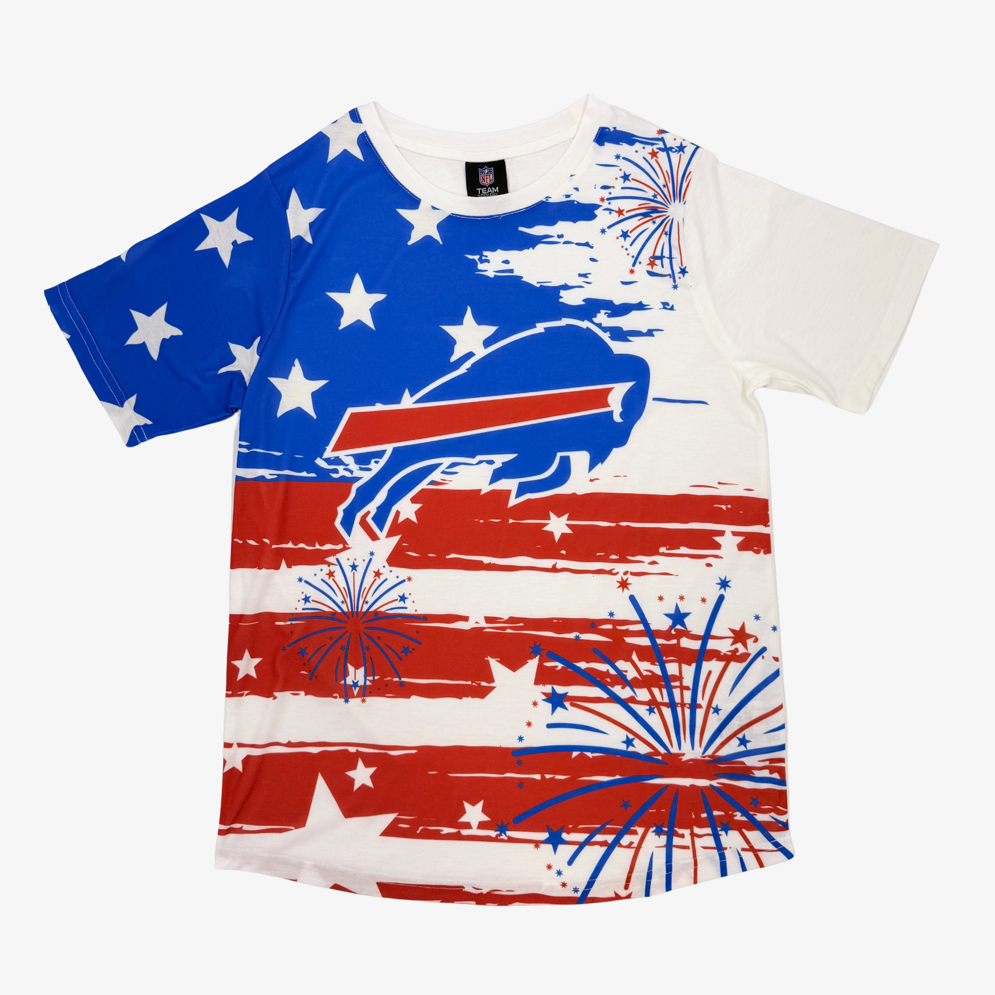 Buffalo Bills Red, White & Blue Americana Short Sleeve T-Shirt