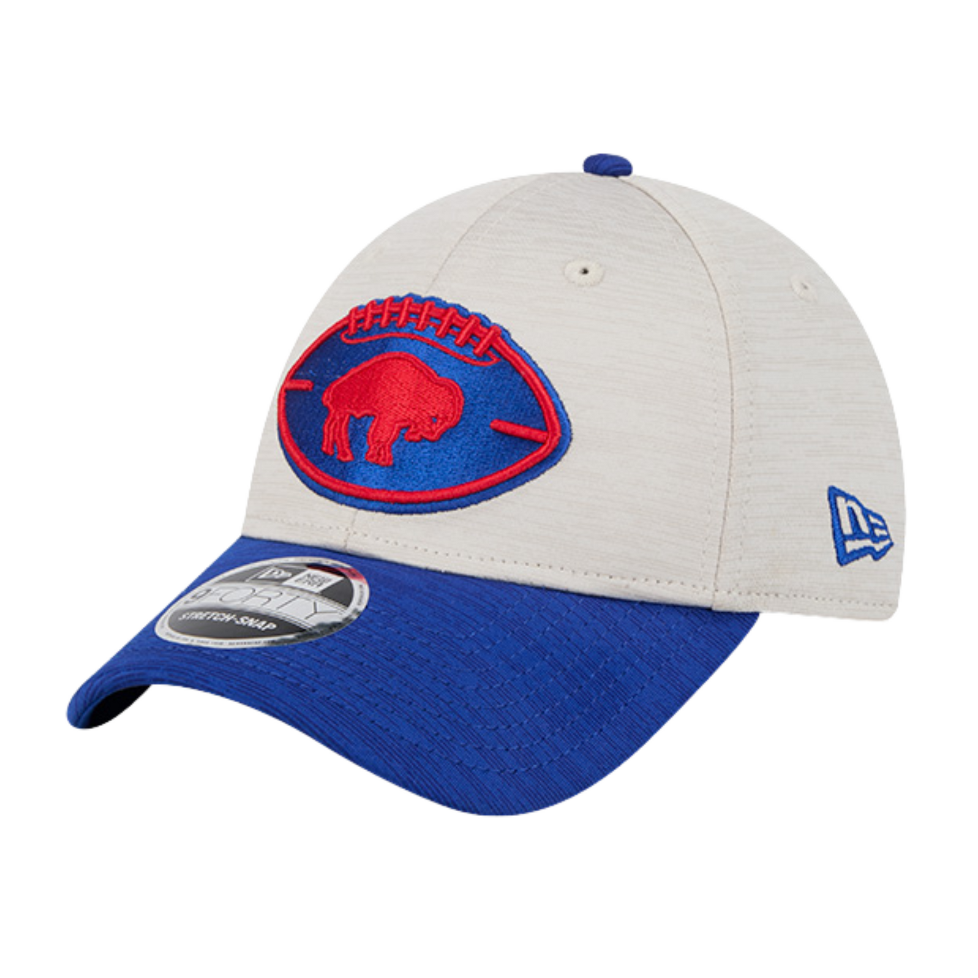 New Era 9FORTY Bills 2024 Sideline Historic Stone Stretch-Snap