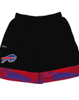 Zubaz Buffalo Bills Black With Red & Blue Print Shorts
