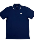 BFLO Navy With Embroidered Buffalo Dry Fit Polo
