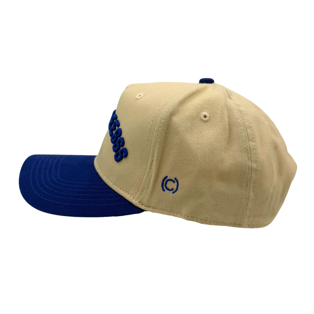 Cream Two Tone Royal "Sccoorreesss" Hat