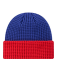 New Era Bills Royal & Red Waffled Knit Beanie