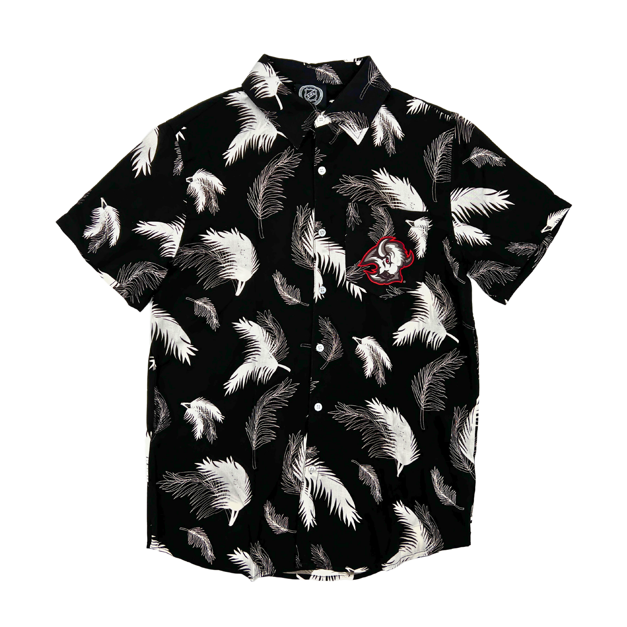 Buffalo Sabres "Nightwave" With Alternate Logo Floral Button Up