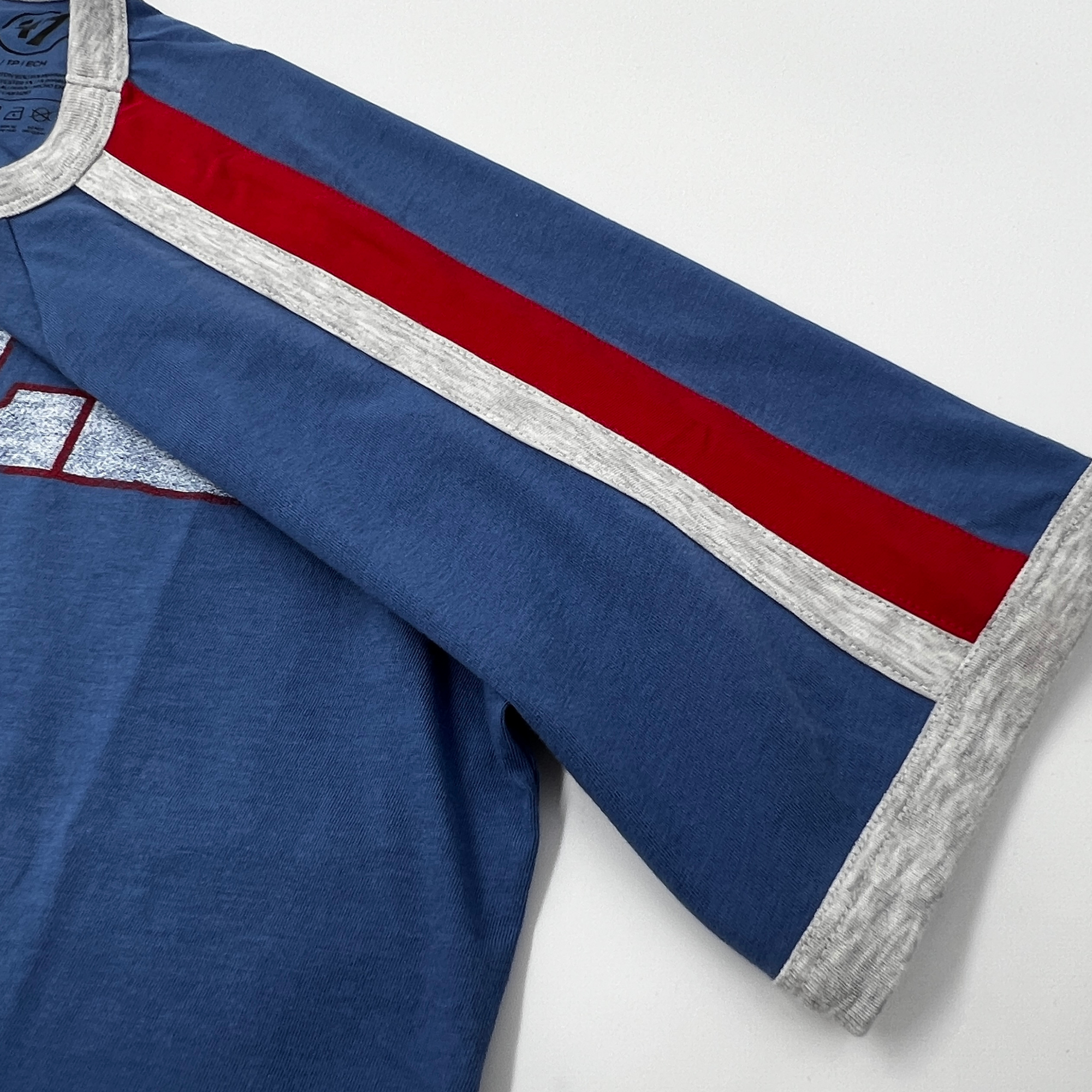 &#39;47 Brand Bills Cadet Blue Shoulder Stripes Short Sleeve Shirt