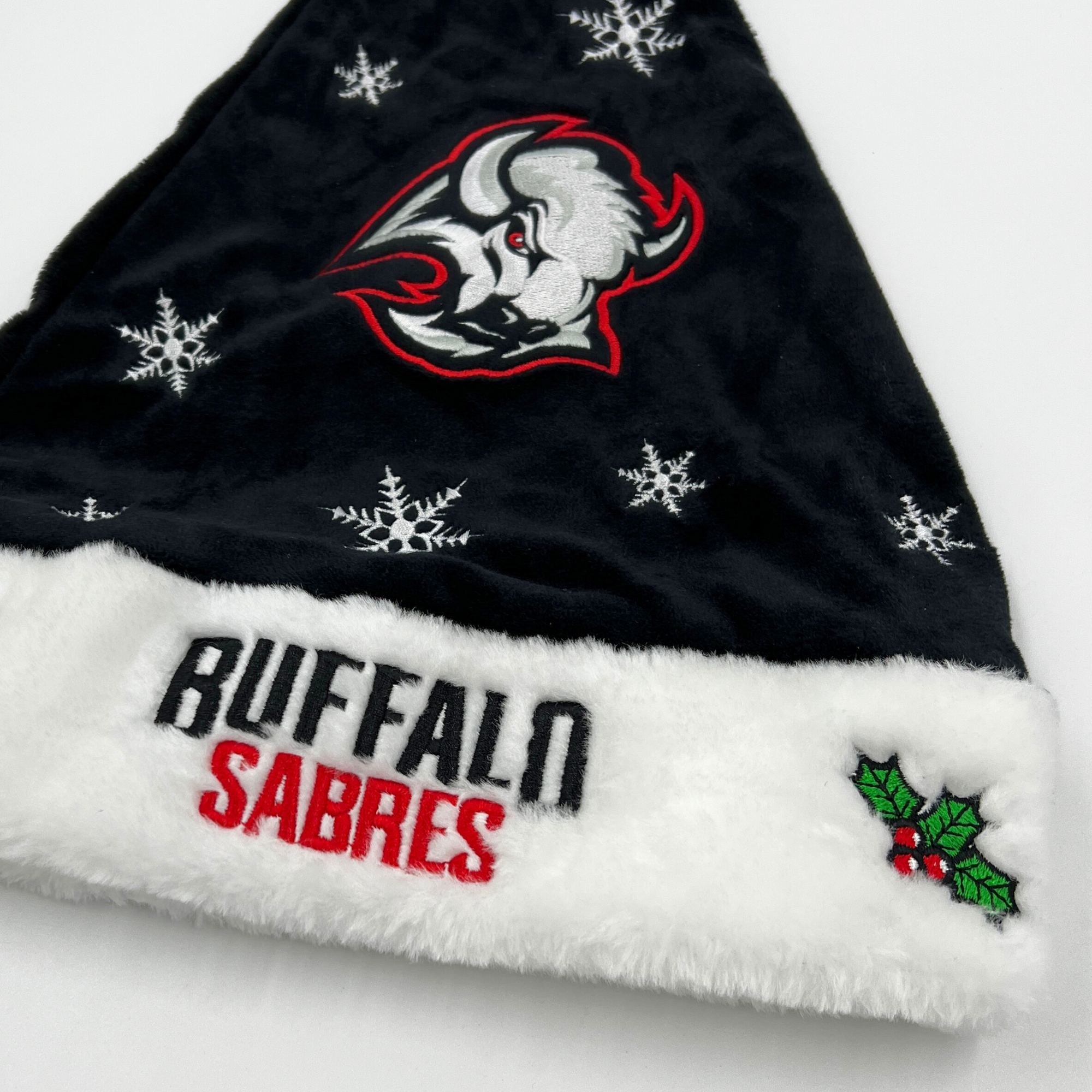Buffalo Sabres Black &amp; Red Holiday Santa Hat